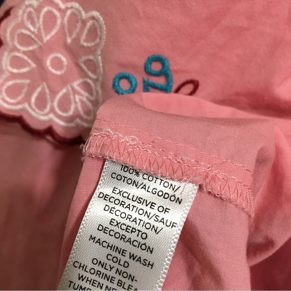 Loft Cold Shoulder Embroidered Top Size Small - Picture 12 of 12